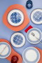 Hermia NNMOD19DUS6880709 Juego para servir tartas de 6 piezas en porcelana